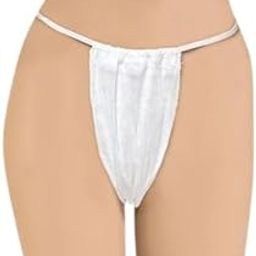 Women Disposable G Strings Panties for Travelling/Spa/Surgery/Periods/Parlor Comfortable G Strings Panties (White) (50 Pcs)-picture-27