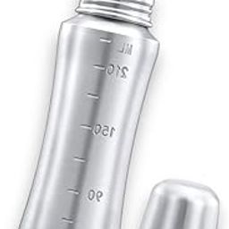 RB POINT Stainless Steel Feeding Bottle Joint Less 304 Grade No Joints BPA Free No Plastics New Born Baby/Toddlers/Infants for Drinks//Milk/Water (240 ml, ML Sign Marking)-picture-31