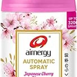 Airnergy Air Freshener Refill | 300ML | 3200 Sprays | For Homes, Offices, Restaurant, Hotel, Mall, Saloon, Showrooms | Fits All Standard Dispensers except 225ML (Pack of 1, Japanese Cherry Blossom)-image-90