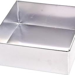 Aluminium Square Cake Mould Cake Pan Cake Tin Tray 6 Inches for Baking Half 1/2 kg 500 Grams in OTG Microwave Pressure Cooker-5