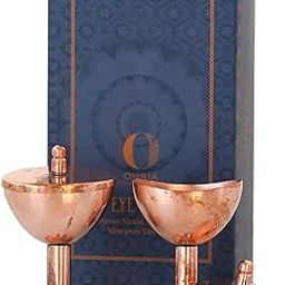 Ayurveda Pure Copper Eye Wash Cups | Helps to Keep Your Eyes Clean and Healthy | Rinses Out Dirt, Irritants, & Pollutants from Eyes (Set of 2)-30