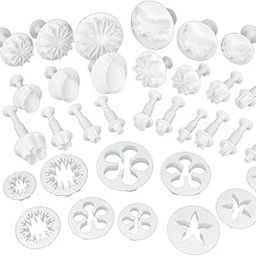 Generic Set of 33pcs Sugarcraft Cake Decorating Fondant Icing Cutter Plunger Tools Mold Mould-image-42