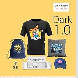 TransOurDream Heat Transfer Paper for T Shirt Printing Machine (5 Sheets, A4, Dark 1.0) Transfer Sheet for Inkjet Printer Printable HTV Heat Transfer Vinyl(TOD-D1-5)-image-25