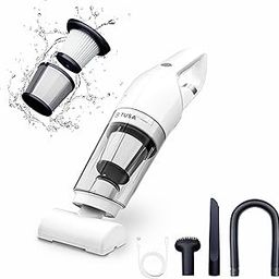 Tusa Cordless Vacuum Cleaner, Portable High Power Brushless Motor Vacuum Cleaner. Powerful Suction - for Car, Pet Hair and Home Cleaning (V2) White-image-18