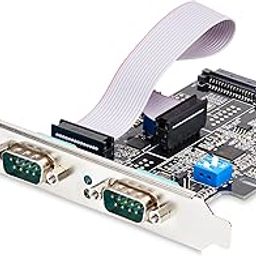 StarTech.com 2-Port Serial PCIe Card, Quad-Port PCI Express to RS232/RS422/RS485 DB9 Serial Card, Standard/Low Profile Brackets, 16C1050 UART, ESD Protection, Windows/Linux (2S232422485-PC-CARD)-73