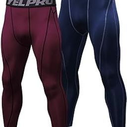 2 Pack Men Quick Dry Running Leggings Compression Tights Gym Training Fitness Sport Trousers Leggings Male Underwear-image-32