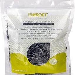 Biosoft Charcol Stripless Wax (500g) Infused With Charcoal & Ideal For Oily Skin.-image-8