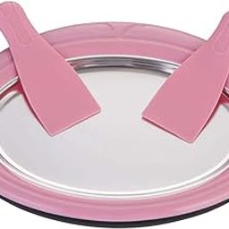 LOOM TREE® Rolled Ice Cream Maker with 2 Spatulas for Healthy Homemade Rolled Ice Cream Pink | Kitchen, Dining & Bar | Small Kitchen Appliances | Ice Cream Makers-image-24