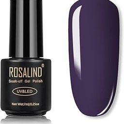 ROSALIND Gel Nail Polish UV LED Nail Polish Nail Manicure Long Lasting Nail Art Color Gel Need UV Lamp to Cure UV Gel Polish (7ml-04)-image-58