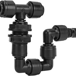 Pwshymi Terrarium Nozzle Fogger, 360 ° Rotating Nozzle Reptiles Fogger Mist Sprinkler Wide Application for Rainforest-picture-29