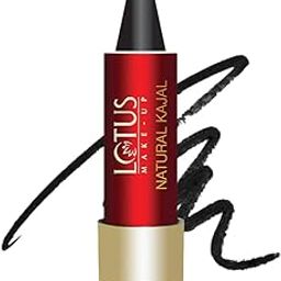 Lotus Make-Up Natural Kajal - Black NK04 | Almond Oil | Smudge Proof | 100% Natural Ingredients | 4g-34