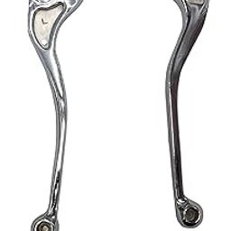 R.J.VON - Brake and Clutch Lever Chrome for RE Classic 350,500,Bullet (2015 to 2020) BS3,BS5,BS6-7