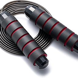 BOOMIBOO Jump Rope, Adjustable Jump Ropes With Foam Handles For Fitness Skipping Rope Tangle-Free Rapid Speed With Ball Bearings For Women, Men&Kids,Exercise & Slim Body Jumprope At Home,School,Gym-image-61