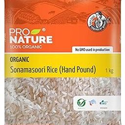 Pro Nature 100% Organic Sonamasoori Rice, Hand Pound, 1kg-picture-28