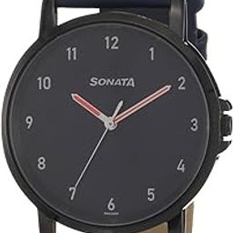 Quartz Analog Blue Dial Watch for Men-77083NL01-image-2