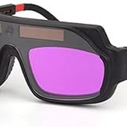 AUGEN Auto Darkening Welding Goggles - Pack of 1 | PC & ABS Material | Adjustable Wearing Design | Solar Welding Goggles | UV Resistant | Multi Purpose (Model 2)-image-4