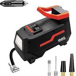 Shakti Technology Regal DC - Digital Portable Tyre Inflator for car and bike - Digital Portable Air Compressor 12V DC/230V AC for Car and Home - Max Pressure 3-150PSI - Air Flow 22L/Min - Auto Cut-Off-21