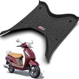 GFX Scooty Mats for Access 125CC (2016-2024) | Foot Mat Removeable & Washable Floor Board Heavy Duty | Easy-to-Clean Floor Board Comfort and Durability | Black-26