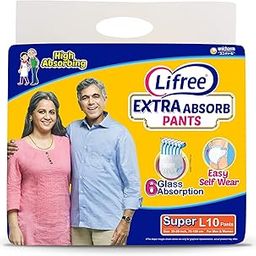 Lifree Large Size Diaper Pants For Men and Women- 10 Count-image-29
