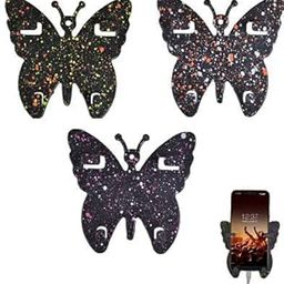 DSNS Wall Mounted Butterfly Mobile Stand Mobile Wall Stand for Charging, Plastic Wall Mount Charging Stand Mobile Holder (Pack of 3)-picture-12
