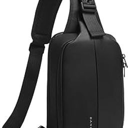 Unisex Adult Anti-theft Water Resistant Crossbody Shoulder Chest Pack Sling Bag (Black)-image-86