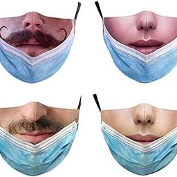 ™ Prank Face Mask Reusable Adjustable Prank Bandanas Fashion Scarf for Adult C | Other Clothing Shoes & Accessories-53