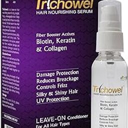 Vegetal Trichowel Hair Nourishing Serum 50ml, Strengthens Repair Nourishes for All Hair Types UV Protection-45