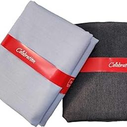 Men's Unstitched Cotton Shirt and Trouser Fabric Combo Set -Gift Pack (Multicolour, Free Size)-picture-53