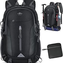 Hiking Backpack 40L Lightweight Foldable for Women Men Water Resistant Durable Packable Travel Daypack for Camping Climbing Hiking Mountaineering Sports Outdoor-image-79