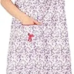 breezly Long Short Calf Length Cotton Nighty-picture-32