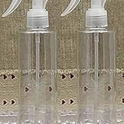 SHREE MAHA Empty Mist Trigger Plastic Spray Bottle For Multi Use 200Ml Pack Of 2 Pcs, Perfume, Transparent-picture-11