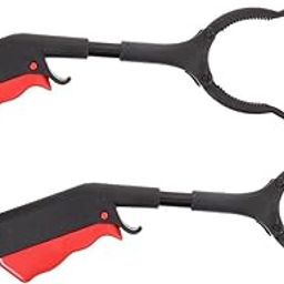 Levemolo 2pcs Long Handle Trash Grabbers Reaching Tool for Garbage Picker Heavy Duty Clamp for Trash Removal Easy to Use for Shopping Malls Schools Homes-image-30