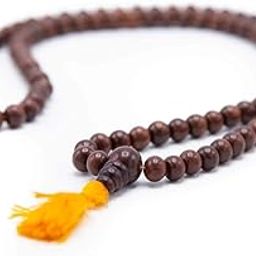Tibetan Buddhist Rose Wood Rosary Mala For Men And Women-image-4