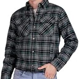 Men's Multi Color Checked Wool Fur Casual Tweed Jacket-image-96