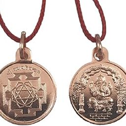 Shri Ganesh Yantra Locket | Pendant In Pure Copper For Men & Women (6 Grams Approx) (1 Pc)-image-81