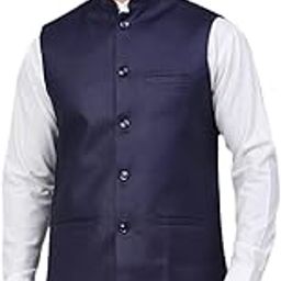 Solid Nehru Jacket For Men-11