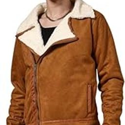 Men's Carbon Lined Biker Jacket | Casual Wear | Spread Collar | Long Sleeve | Zipper Closure | Jacket Crafted With Comfort Fit | For Everyday Wear-image-44