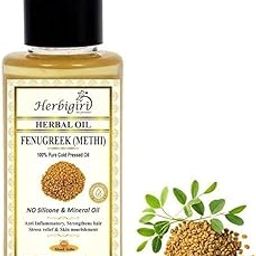 Herbal Fenugreek(Methi) hair oil For Stress Relief & Anti Dandruff 100ml Hair Oil (100 ml)-52