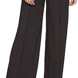 Womens Polyester Solid High Rise Wide Leg Trouser-image-18