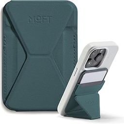MOFT Magnetic Wallet Stand Compatible with iPhone 16/15/14/13/12 Series, Angle Adjustment & Magnetic Compatible MOVAS Phone Stand,Jungle-30