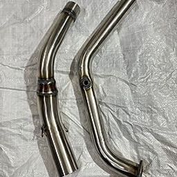 AUTO MT Stainless Steel Silencer Link Pipe Bend Pipe for Yamaha R15V3BS6 / R15V4 / R15M / MT15 BS6 Yamaha R15 Exhaust Link Pipe (R15 V3 BS6 Link Bend Pipe)-27