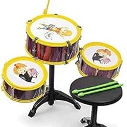 AASA Kids Drum Set Musical Fun Play Instrument Toys for Boys and Girls, Birthday Gift Item (Drum Set-3)-22