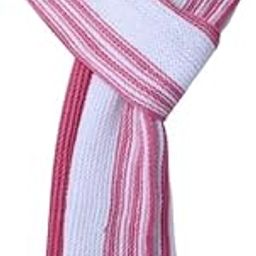 Stylish Warm Winter Wear Acrylic Woolen lightweight Checkered Striped Muffler/Scarf//Stole/Shawl Warn Soft for Snow For Men & Women| Boy's and Girl's Combo Pack (1, Pink)(4B-A1T9-Y3TR_bzr)-picture-13