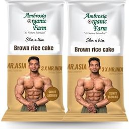 Ambrosia Organic Farm Brown Rice Cakes Gym Edition (Pack of 2)-image-14