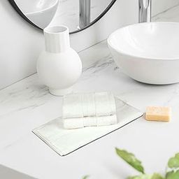 Trident Face Towels, Nectarsoft Collection, Wash Towel, 100% Cotton Towels for Men/Women, 625 GSM, 3 Pc Face Towels - Cashmere Ivory-image-21