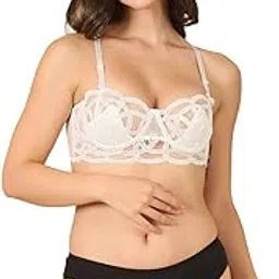quttos PrettyCat Summer Women's Thin Net Transparent Lace Bra and Panty Sets-picture-8