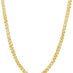 Chain for Men Boys Husband gents boyfriend Stylish golden Chain 1 one gram gold Neck Chain for Men Stainless Steel Chains for boys Jewellery Birthday Gift Anniversary fashion necklace-321-image-82