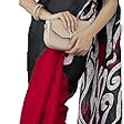 Women's Cotton Printed Saree with Unstitched Blouse Piece-image-16