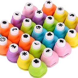 Magicwand® DIY Art & Craft Punch Kit for School Projects【3 Yrs & Up】【Pack of 12 Punches】【Random Designs】-29