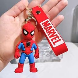 Cute Cartoon Keychain for Girls Boys Silicone Kawaii Anime Character Keyring for Bags, Backpacks, Purse Handbag or Car Keys – Funny Keychain Wristlet for Kids-37